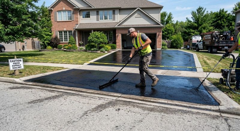Asphalt Driveway Sealing in Miami Dade County, FL