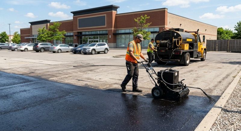 Church Parking Lot Sealcoating in Denver, CO