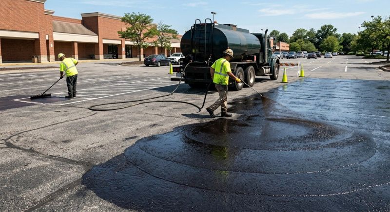 Parking Lot Sealcoating in San Antonio, TX