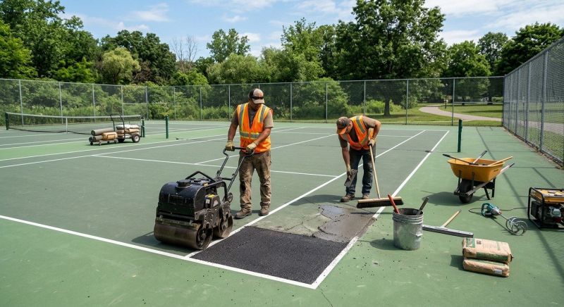 Sports Court Resurfacing Service
